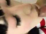 Asian Crossdresser Gives Wet Blowjob