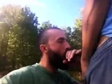 Big Cock Blowjob Outside