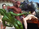 Helpless 3D Girls Wrecked by Monsters!
