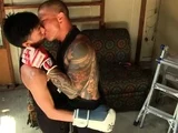 PETERFEVER Inked Hunk Damian Dragon Fucks Bound David Ace