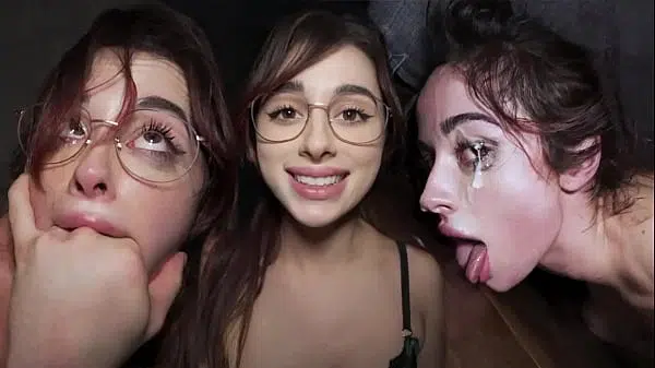 Addicted To Cum – Busty Whore Licks The Floor