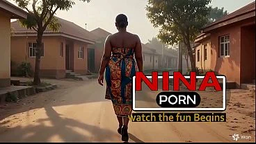 African thick ebony Girl Playing with her dido Home alone