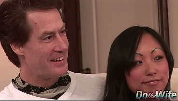 Asian Wife with Big Tits Gaia Fucks a Pornstar