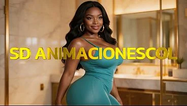 BEAUTIFUL VERY VOLUPTUOUS BLACK WOMAN IS FUCKED BY HER BARBER WITHOUT MERCY- PORN IN SPANISH WITHOUT MERCY- AI PORN