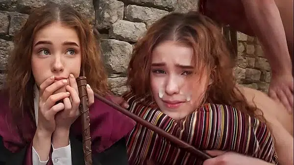 ERECTO ! – Hermione´s First Time Struggles With A Spell – NoLube