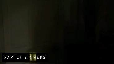 FAMILY SINNERS – Blonde MILF Finds Relief In Her Stepson’s Cock As She Rides Him Hard And Moans With Passion