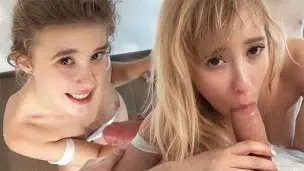 FIRST ROUGH THREESOME – Her Tight Pussy Couldn’t Take It – Eyla Moore