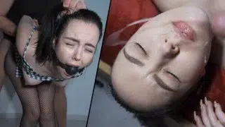 MAMACITA LOVES IT ROUGH – Spanish Babe Gagged, Bent Over And Showered In Cum ´´