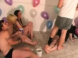 Real Amateur Teen Group Sex Orgy Party