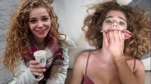 SPARE SOME CHANGE ? – Her First Time On Camera