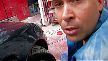 THREESOME DIRTY PORN AT GARAGE