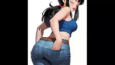 Chicas anime quitándose la ropa