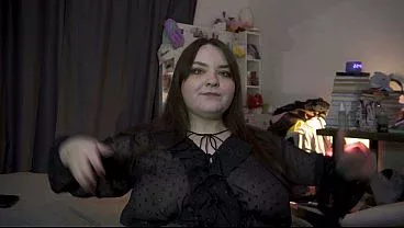 Porn story – they share a cum-filled kiss together after a sweet pegging