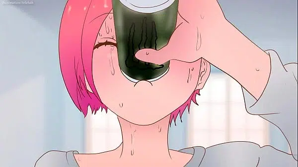 Too much of an energetic girl Hentai Ben me
