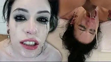 HOT BITCH ANNA DE VILLE GETS COMPLETELY DESTROYED AND LOVES IT – FACEFUCK | SLAPPING | c. | GAGGING | b. | ROUGH!