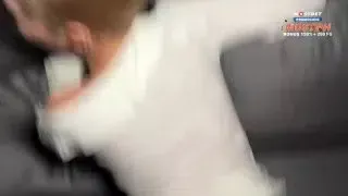 Sex with a neighbor who asked to turn off the music. Hot slut is cheating her husband